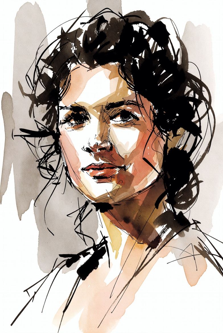 Ilustração de mulher em momento de introspecção — crise existencial
